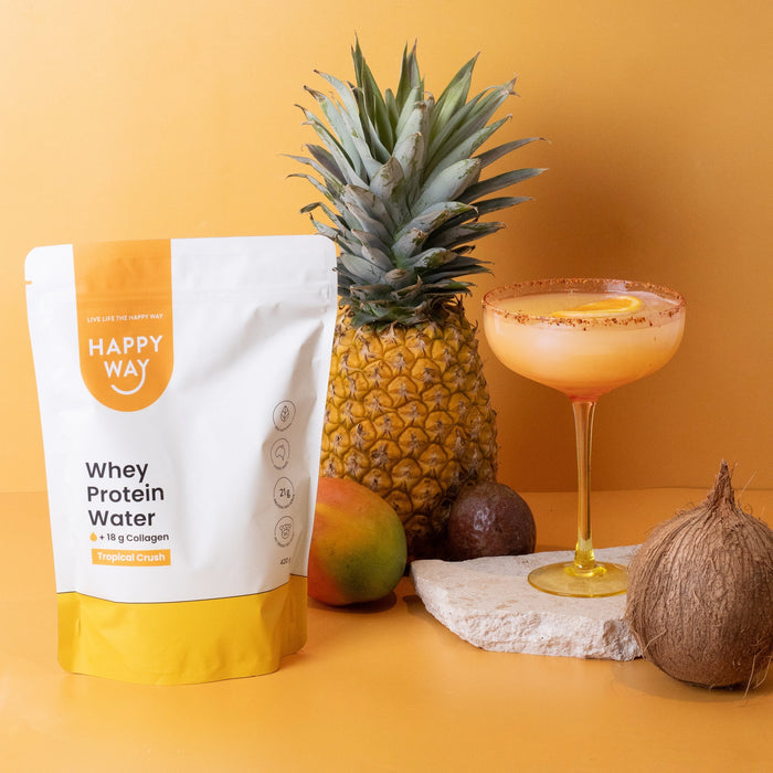 Happy Way Plant Protein Whey Protein Water Tropical Crush 420g