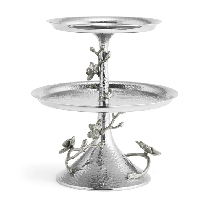 Michael Aram White Orchid 2-Tier Etagere