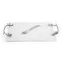 Michael Aram White Orchid Cheese Board w/ Knife