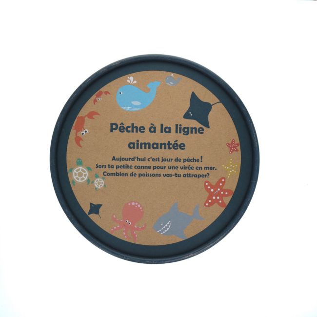 Le Petit Souk - Wooden Toy - Magnetic Fishing Game - Packaging