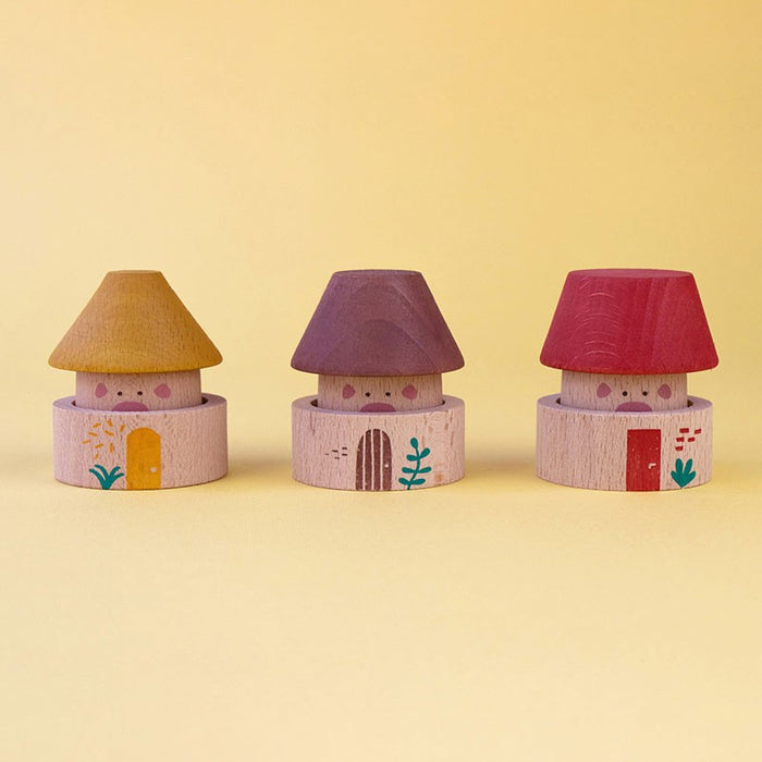 Londji - Wooden Toy - My Three Little Pigs - Details 5