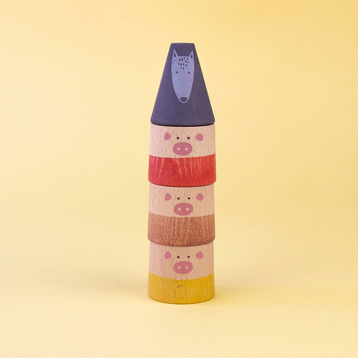 Londji - Wooden Toy - My Three Little Pigs - Details 6