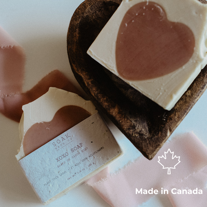 XOXO Soap Bar - Canadian Handmade - Magnolia Lane co. Home + Garden + Gift