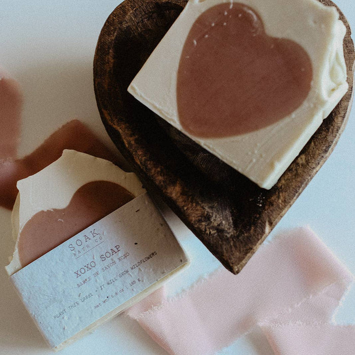 XOXO Soap Bar - Canadian Handmade - Magnolia Lane co. Home + Garden + Gift