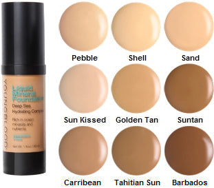 Youngblood Liquid Mineral Foundation, Shell, 30 ml