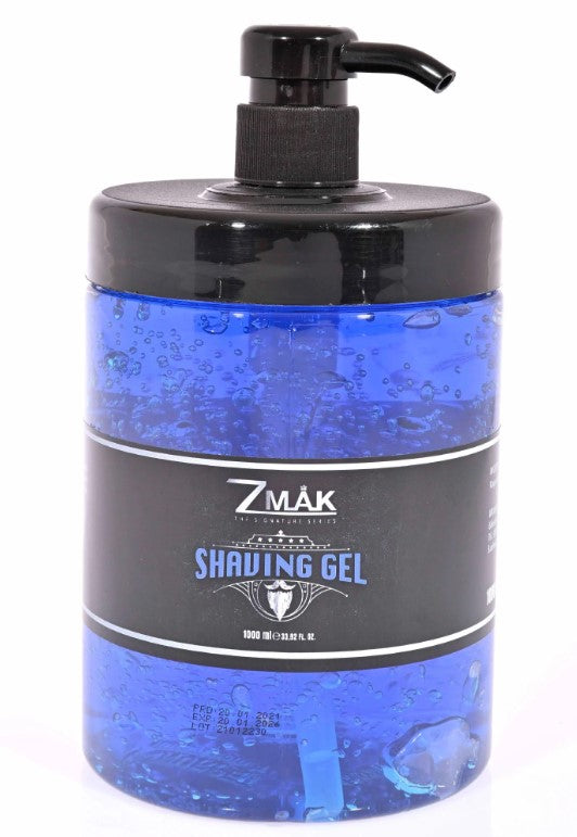 ZMAK Shave Gel for Sensitive Skin - Shaving Gel for Men and Women 1000ml / 33.82oz - Palms Fashion Inc.